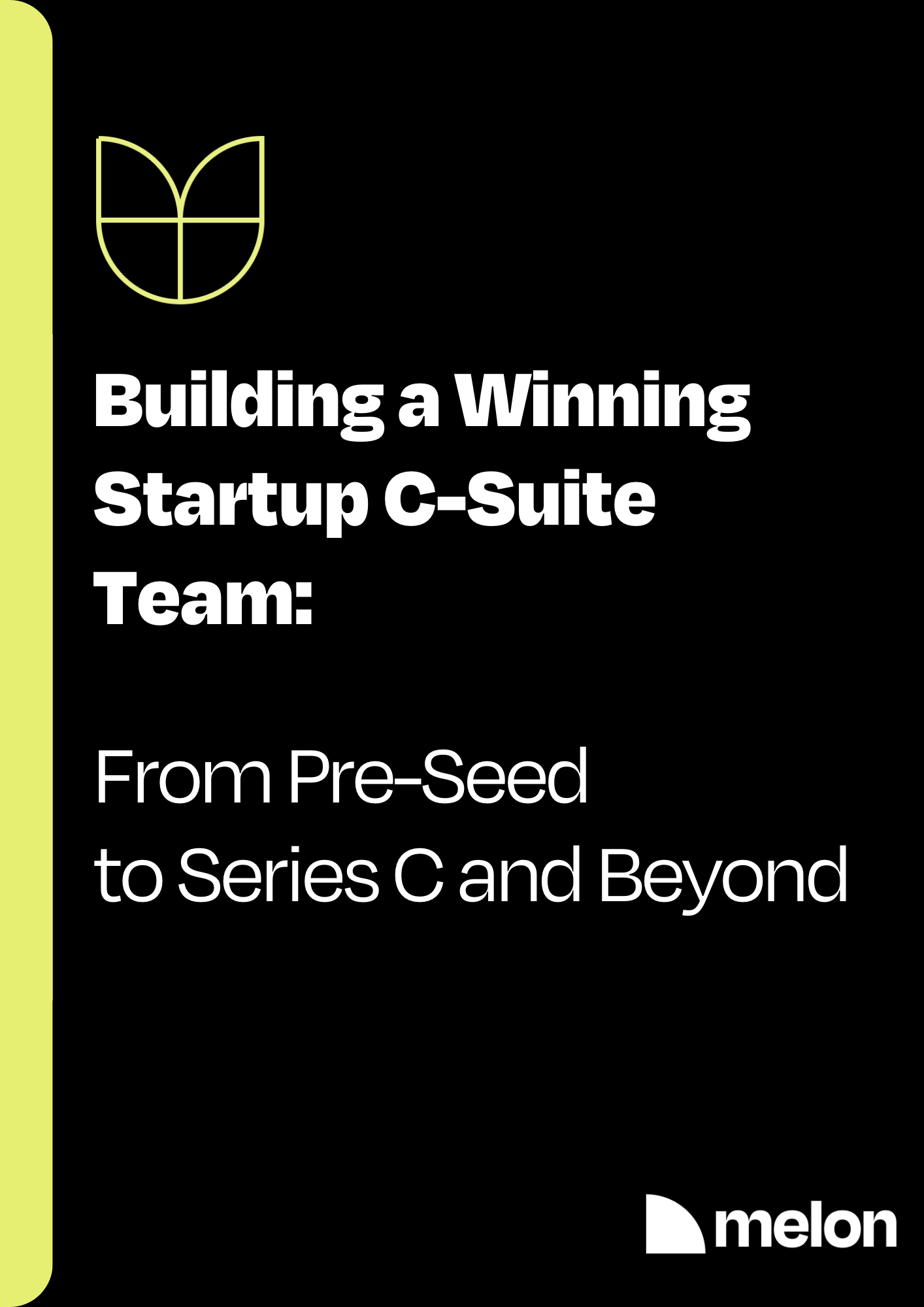 Building a Winning  Startup C-Suite Team